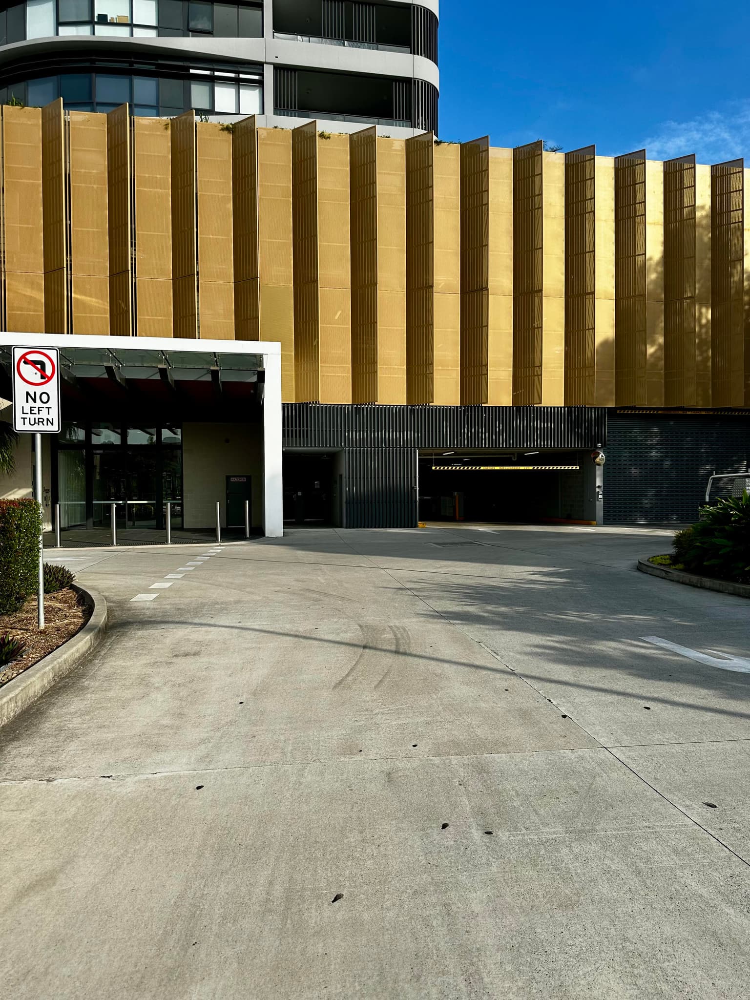 Parking entrance for the RyRo Loan Centre building