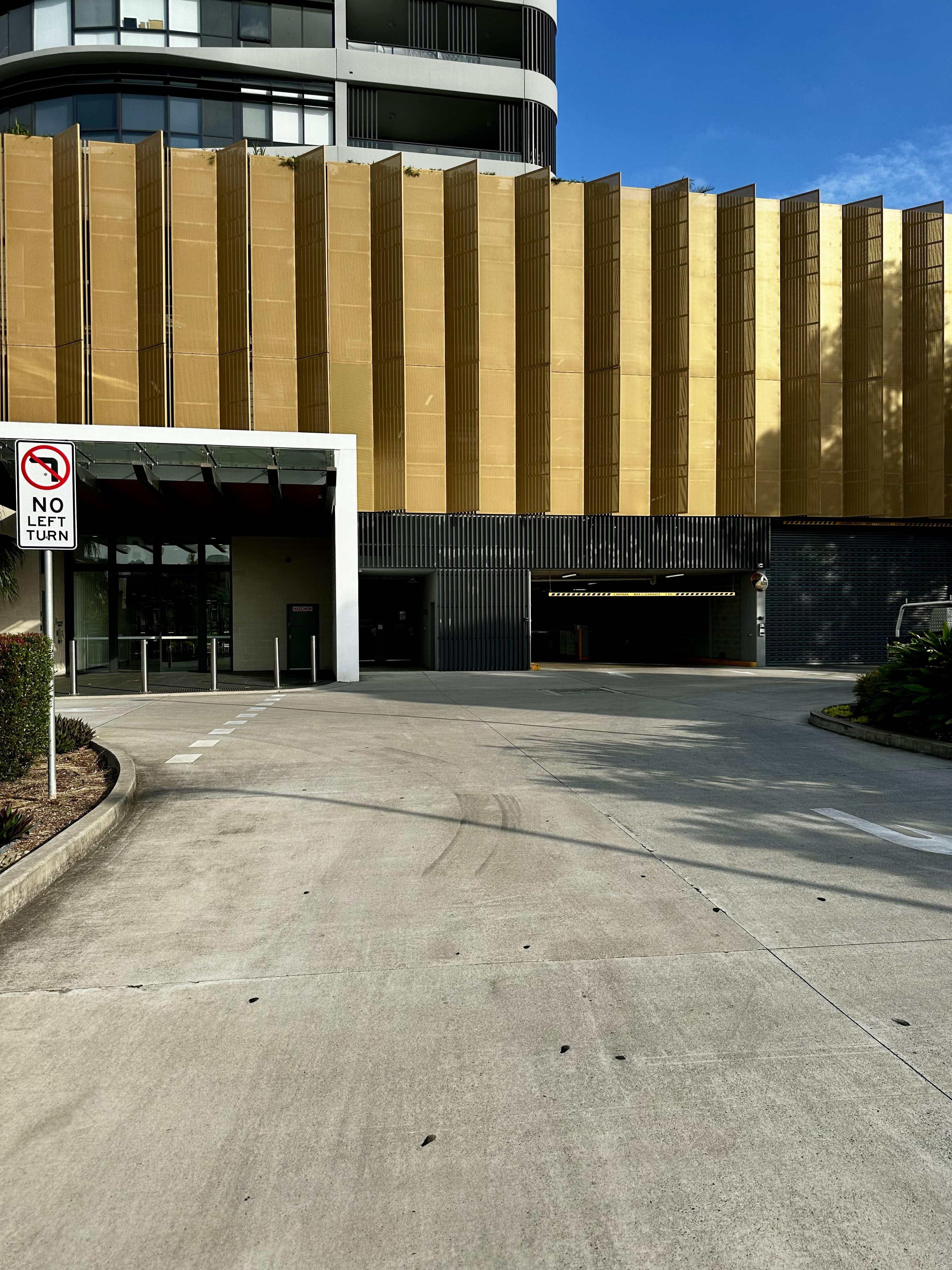 Parking entrance for the RyRo Loan Centre building